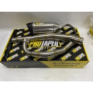 PROTAPER EXHAUST LC135 4S 5S Y15 Y15ZR V1 V2 EXHAUST RACING PROTAPER S-1 32MM 35MM (CUTTING AHM M3)S
