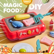 Color Changing Kitchen Toys Play Set Big Mainan Masak Masak Cooking Toys Kitchen Playset Dapur Maina