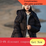 YQ57 Feather2022Waist-Tight Mid-Length95White Goose Down Down Jacket Female Slimming Puff down Jacket Female