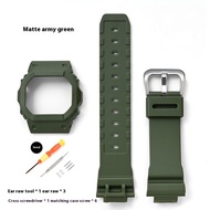 Silicone Band+Watch case for Casio DW5600/5610 DW5600HR/GW-M5610/GWB5600 Gshock Strap Sport Replacem