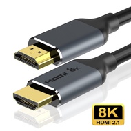 HDMI-compatible 2.1 Cable 8K@60Hz 4K@120Hz HDMI Splier ARC Switch Cable for PS PS5 TV Audio Video Cabo Cable