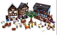 (共2款) LEGO Kingdoms 7946 King's Castle + Castle 10193 Medieval Market Village 二手