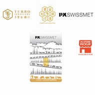 TURBO [1GM] La Poya Px Swissmet Minted Bar Gold Bar 9999Gold