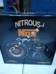 Speaker Subwoofer 12 Inch Ads Nitrous Nos Double 1000 Watt
