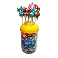 Permen Milkita Lolipop Assorted Toples - Netto 300 gr (50pcs x 6gr)