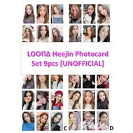 LOONA/LOOΠΔ Heejin Photocard Set 9pcs [UNOFFICIAL]