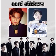EXO SUHO CARD STICKER - EXO SUHO KAD STICKER - KPOP STICKER - ACCESS CARD SKIN COVER