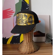 CA4LA Snapback Hat Black/Gold Dark