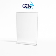 A5 Tendcard A5 Acrylic Tentcard/ Menu Holder/ Acrylic Advertising/