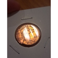 2007 Error Coin Double Struck Error 2nd Series 1 Sen UNC