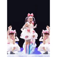 Rainbow Lollipop Ethnic Princess Dress - Kids Dance Performance Costume