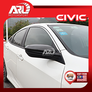 Honda Civic 10th FC FK TBA TEA Side Mirror Carbon Fiber Cover Rearview Side Mirror Cover Trim For Civic 2016-2021 ARL Motorsport Car Accessories