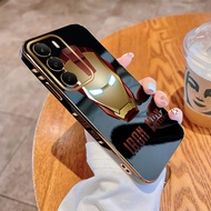 Casing For Realme C71 C73 Realme 14 5G Luxury Plating TPU Softcase Marvel Iron Man Back Cover Phone 