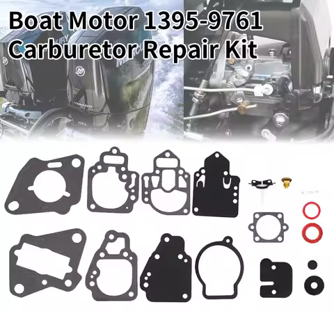 Boat Motor 1395-9761 Carburetor Repair Kit For Mercury Mariner Outboard Engine 8HP 9.9HP 10HP 15HP 2