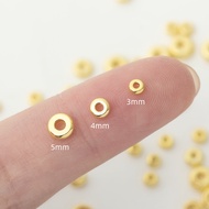 18K Gold Plated Shiny Spacer Beads Spacer