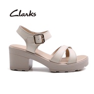 1021Clarks รองเท้าคัทชูผู้หญิง LAINA55 COURT2 รองเท้าส้นสูงหนังลำลองผู้หญิง 26154826