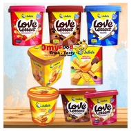 360g 530g 705g Julie's Love Letters Egg Roll[Chocolate/Strawberry/Vanilla/Lemon] Cheese Stick Biscui