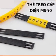 Electrical cable hang tag MS-90 bag 100c, wire tag, electrical cable tag, electrical cable sign hang