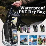 2L/5L Waterproof PVC Dry Bag 2 in 1 Ocean Pack Phone Waterproof Bag Travel IPX6 Waterproof Dry Bag