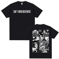 Central Cee Can't Rush Greatness World Tour Tee Shirt Pakaian Lelaki Fesyen Retro Oversized T Shirt 