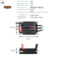 DI Brushless ESC Acceleration Signal Loss Protection Supports Programming Card