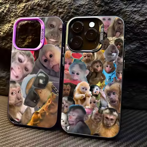 New Creative Monkey Phone Case for vivo Y04 Y03 Y78 Y36 Y100 Y27 Y17s Y16 Y02 Y22s V50 V30e V40 V29 