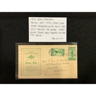 1936 New Zealand Anzac Day 1936 First Day Cover Franked With Only The 1/2D Values On Cover