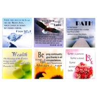 Bible verse refrigerator magnet 65*65 mm