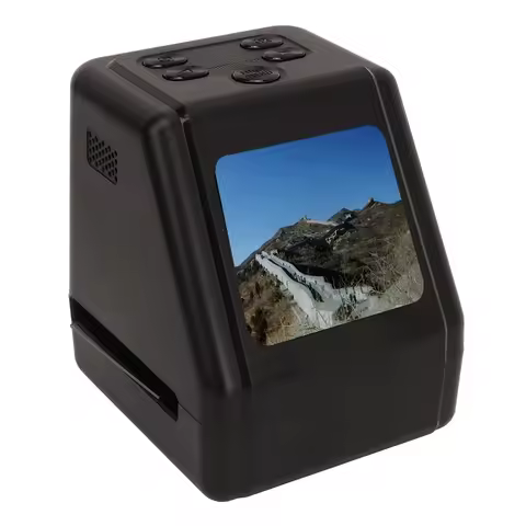 Film Scanner 2in Screen Slide Scanner Convert 135 126 110 8mm Slides to 22MP JPG Digital Photo Negat