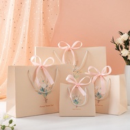 [ORDER FROM 2 PRODUCTS] Elegant Tulip Pattern gift bag as a Holiday Gift CNY March 8, October 20,...