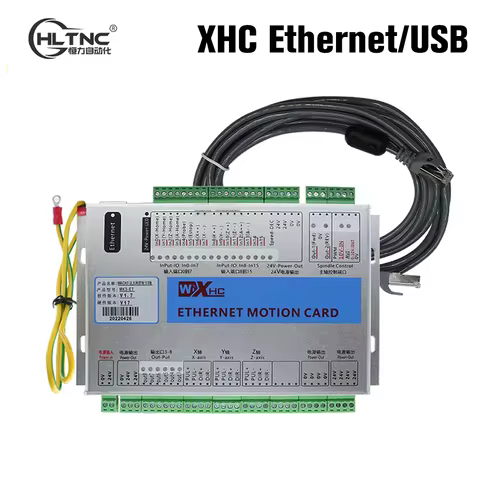 XHC MKX-ET Ethernet USB Mach3 Breakout Board 3 4 6 Axis Motion Control Card 2MHz Support For CNC Eng