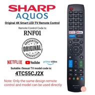 Original Sharp aquos Smart LED TV Remote Control RNF01