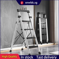 [48H Shipping]Imair Ladder Aluminium Alloy Herringbone Ladder Household Folding Four Steps Five-Step Ladder Stretchable Thickened Stairs Reinforcement New