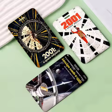 Movie 2001 A Space Odyssey Work Card Case For Exhibition ID Card Lanyard Badge Card Holder Pass Card