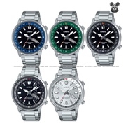 CASIO MTD-130D STANDARD Analog Day Date Rotate Compass Ring 44mm SS Bracelet *Original