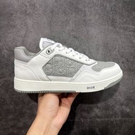 💜全新正品💜Dior迪奥B27灰白粒面低帮板鞋B27迪奥Uptown