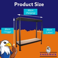 FREE SHIPPING 80 KG PERLEVEL RAK PENAPIS AIR - 2 TINGKAT 30CM X 90CM X 90CM