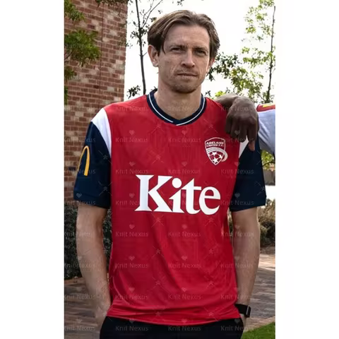 25-26 Adelaide United Home football jersey 3d Printing Autumn Sports Dry Quickly Men's T-Shirt Child