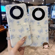 New Spring Butterfly Rose White Phone Case For Samsung Galaxy A57 A56 M56 F56 M06 F06 A55 A54 A50 A5