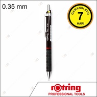 Pensil Mekanik Rotring 0.35 Mm Tikky Burgundy