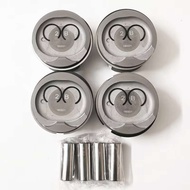 4PCS 13101-22140 13011-0D010 13101-22031 13101-22030 Engine Piston for Toyota RAV4 2003-2005 Corolla