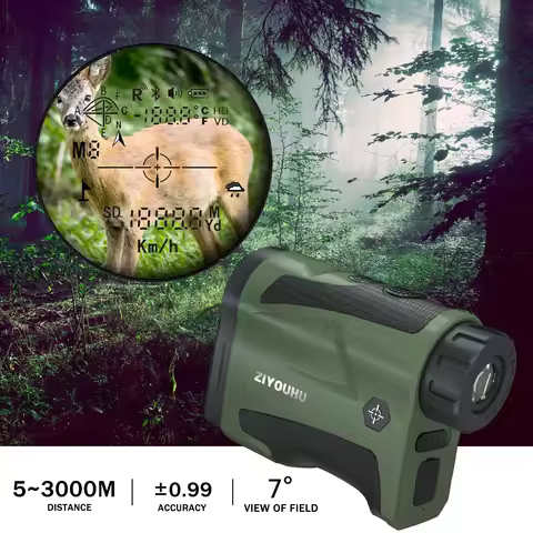 ZIYOUHU LF3000 Outdoor Golf Laser Range Finder 3000m Long-Range Multi-Mode Height Angle Orall Measur