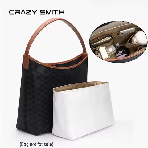 CRAZYSMITH Dupont Paper Bag Organizer Insert For Goyard Hobo Portable Handbag Liner Storage Cosmetic