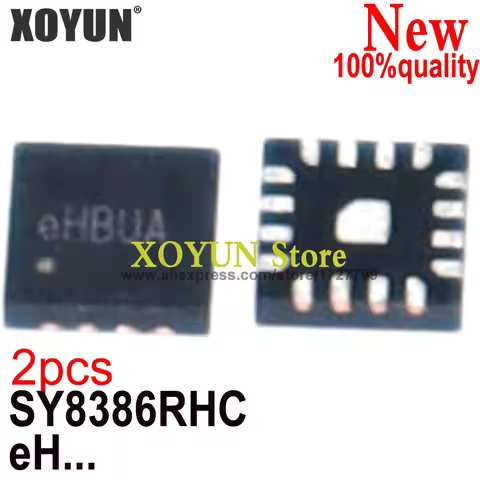 (2piece)100% New SY8386RHC SY8386 (eHAIZ eHBJF eHBAK eH...) QFN-16 Chipset