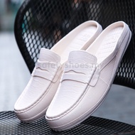 Men's half support Men Summer PVC Clog Mule Shoes Lightweight Waterproof