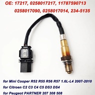OE 17217 0258017217 O2 Lambda Probe AFR Oxygen Sensor 11787590713 For Citroen C2 Peugeot 207 208 Min