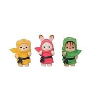 Sylvanian Families Seasonal "Baby Ninja Trio" C-66 ST Mark Certified 3 Years and Over Toy Doll House Sylvanian Families Epoch Co., Ltd.