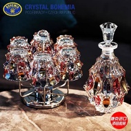 Czech Import BOHEA Crystal Glass Luxury Glowing Whiskey Liquor Beer Glass Set for Home UseHT99 WAE5