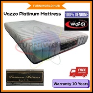 Vazzo Platinum Mattress Tilam Kain Sejuk Single 6inch 10inch High Density Foam