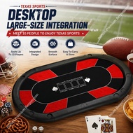 Foldable Texas Hold'em desktop Chip Chess Room Special Foldable Texas Poker Table